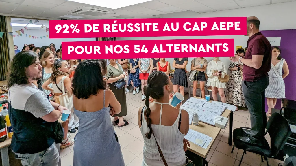 92% de réussite au CAP AEPE pour nos 54 alternants