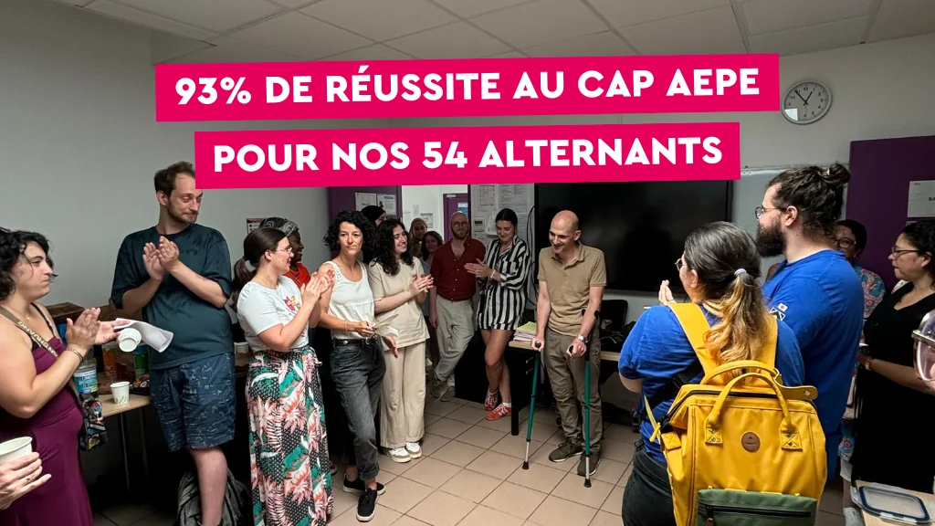 93% de réussite au CAP AEPE pour nos 54 alternants