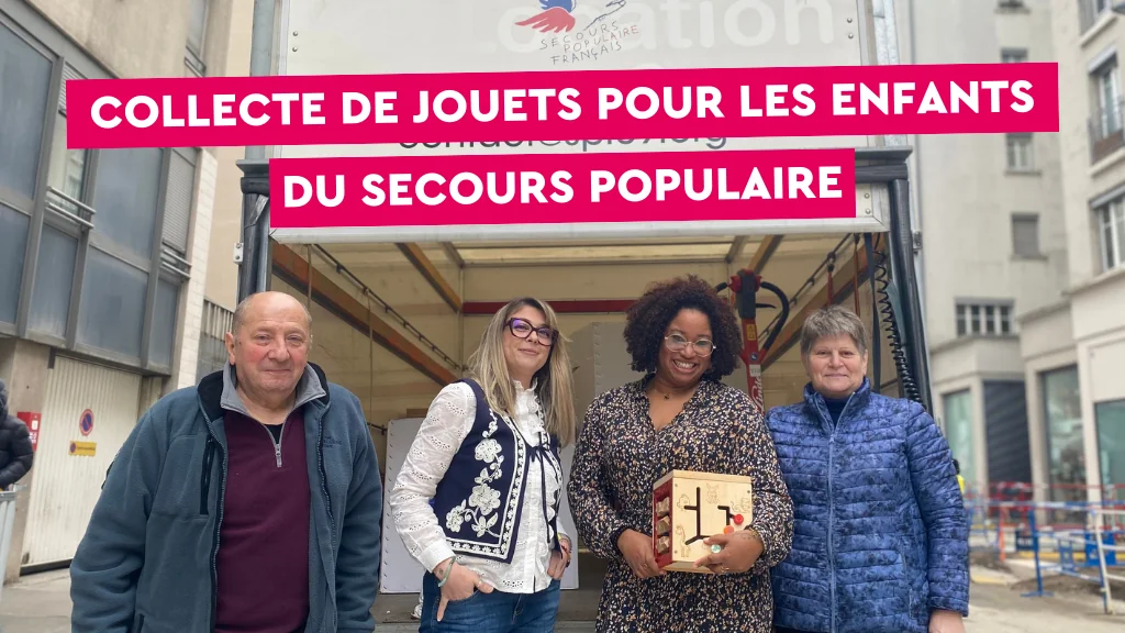 Collecte de jouets pour les enfants du Secours Populaire