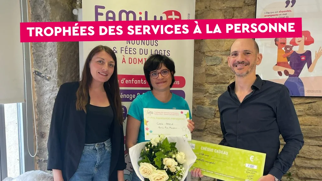 Les Trophées des Services à la Personne : bravo Coralie !